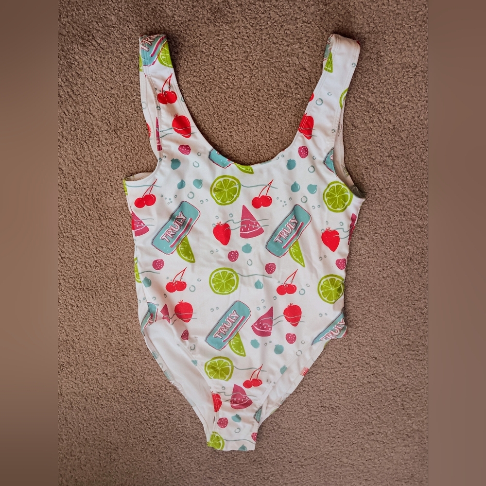 WOMENS Fruit Print One-Piece Swimsuit By TRULY